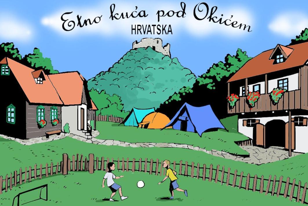 Apartmani Etno Kuca Pod Okicem 萨莫博尔 外观 照片